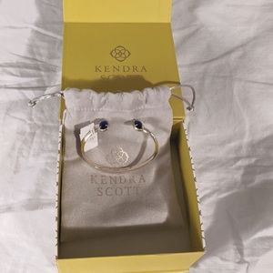NWT Kendra Scott Elton Silver Cuff Bracelet